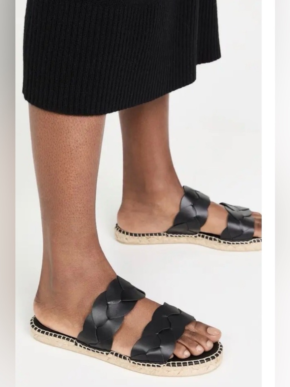 Castañer x Altuzarra Dalia Espadrille Sandals black size 8.5 (39)